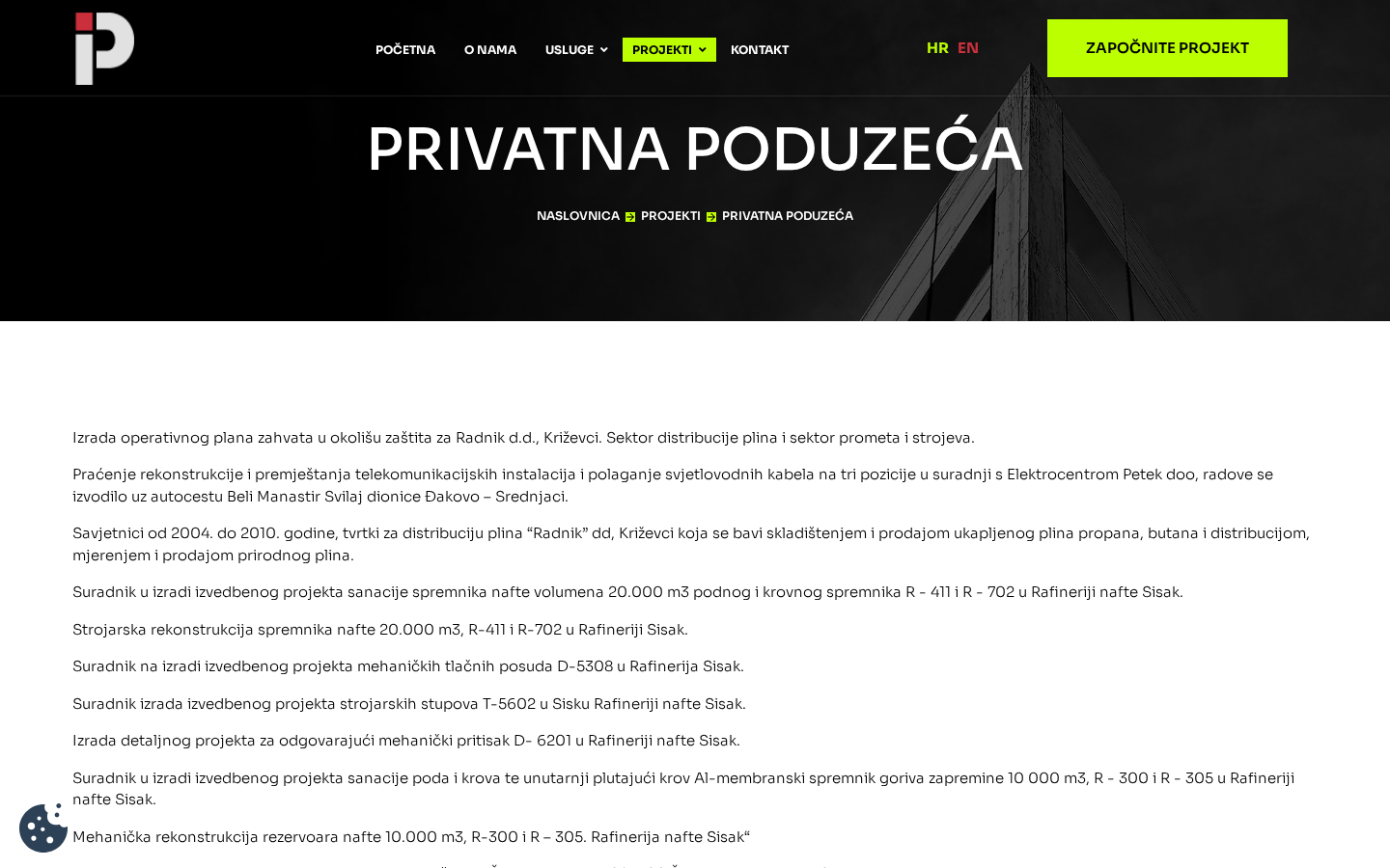 Projekti: privatna poduzeća