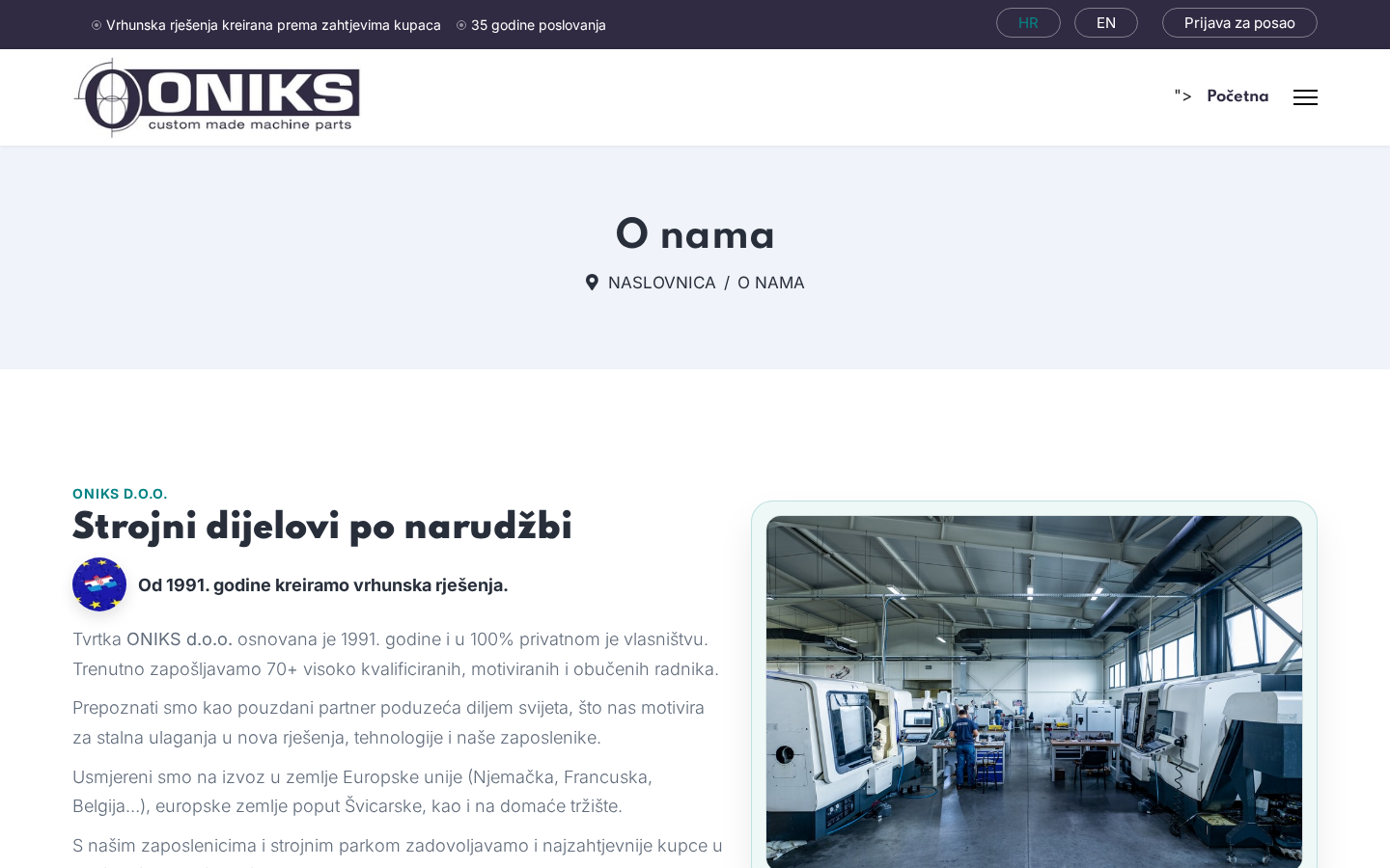 Oniks: o nama