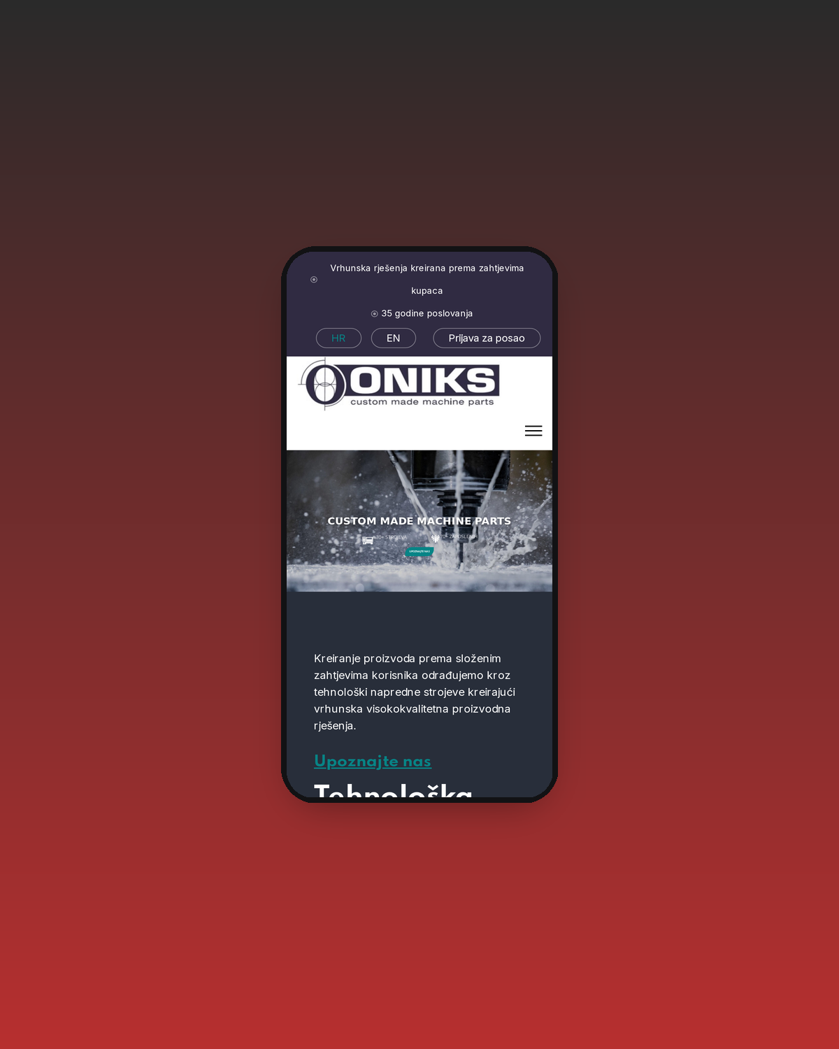 Oniks: mobilna verzija