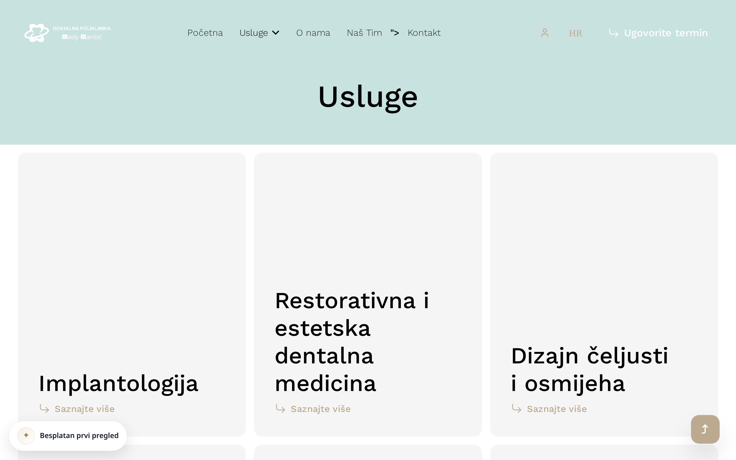 Katalog usluga dentalne poliklinike