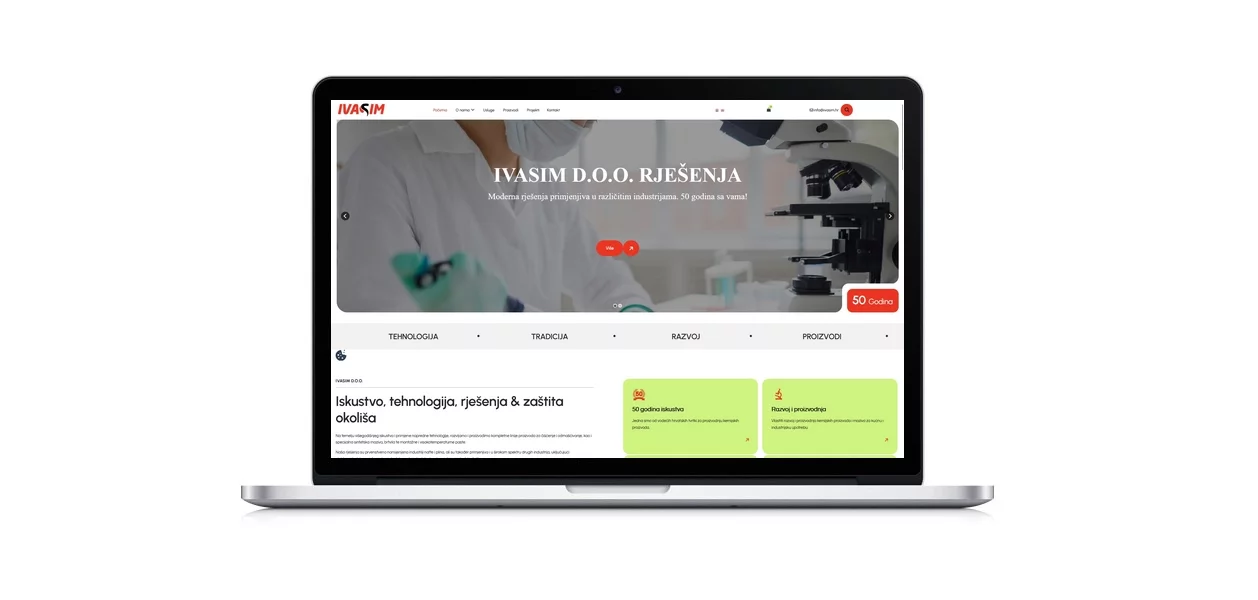 Ivasim: web aplikacija i prezentacijski sustav