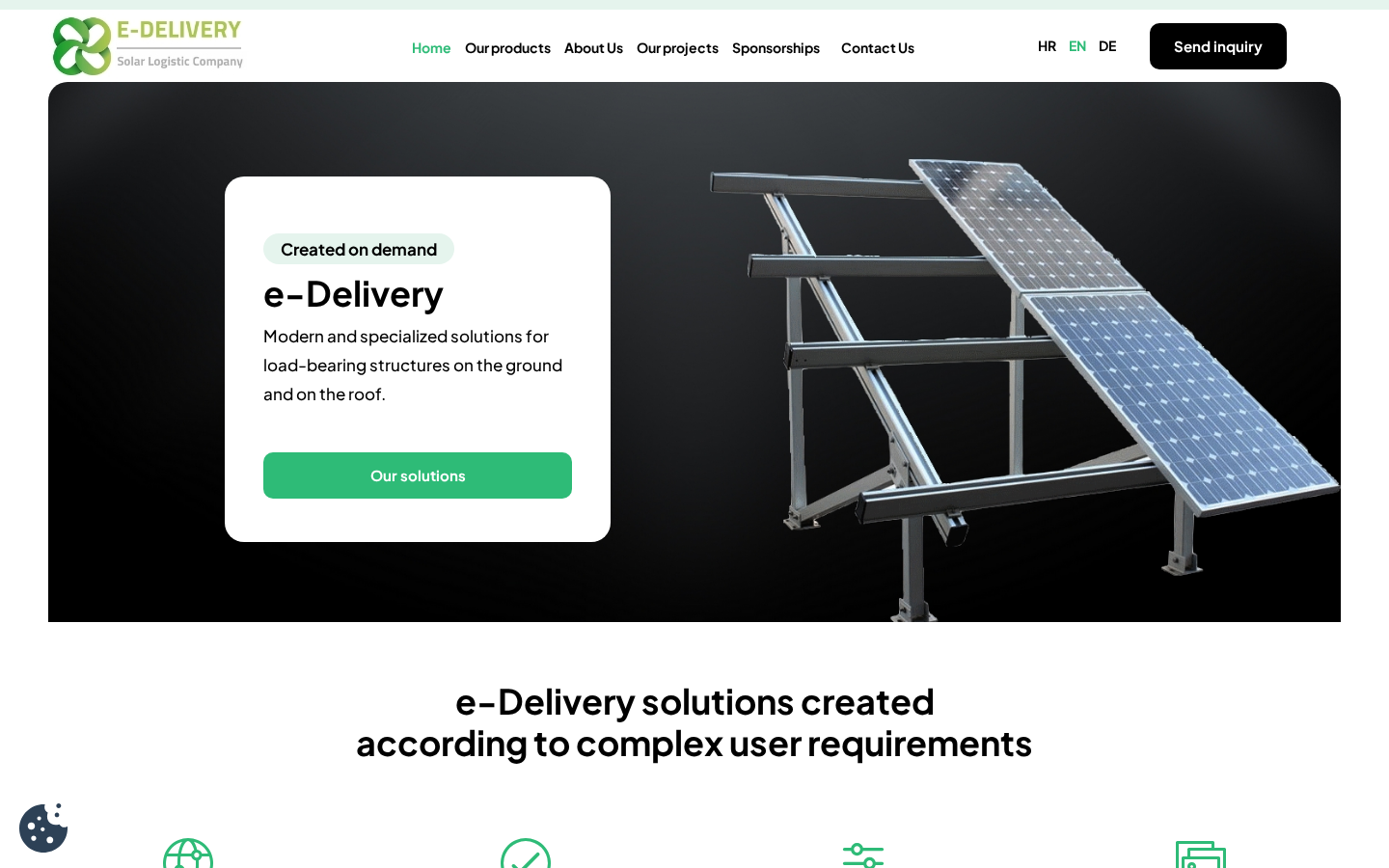 e-Delivery: naslovna