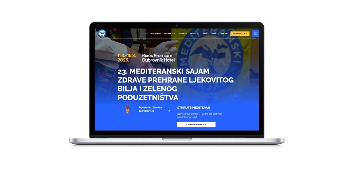 Mediteranski sajam: web aplikacija