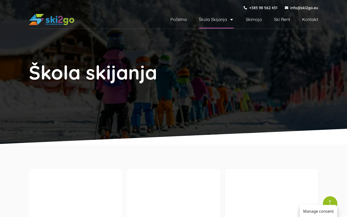 Škola skijanja