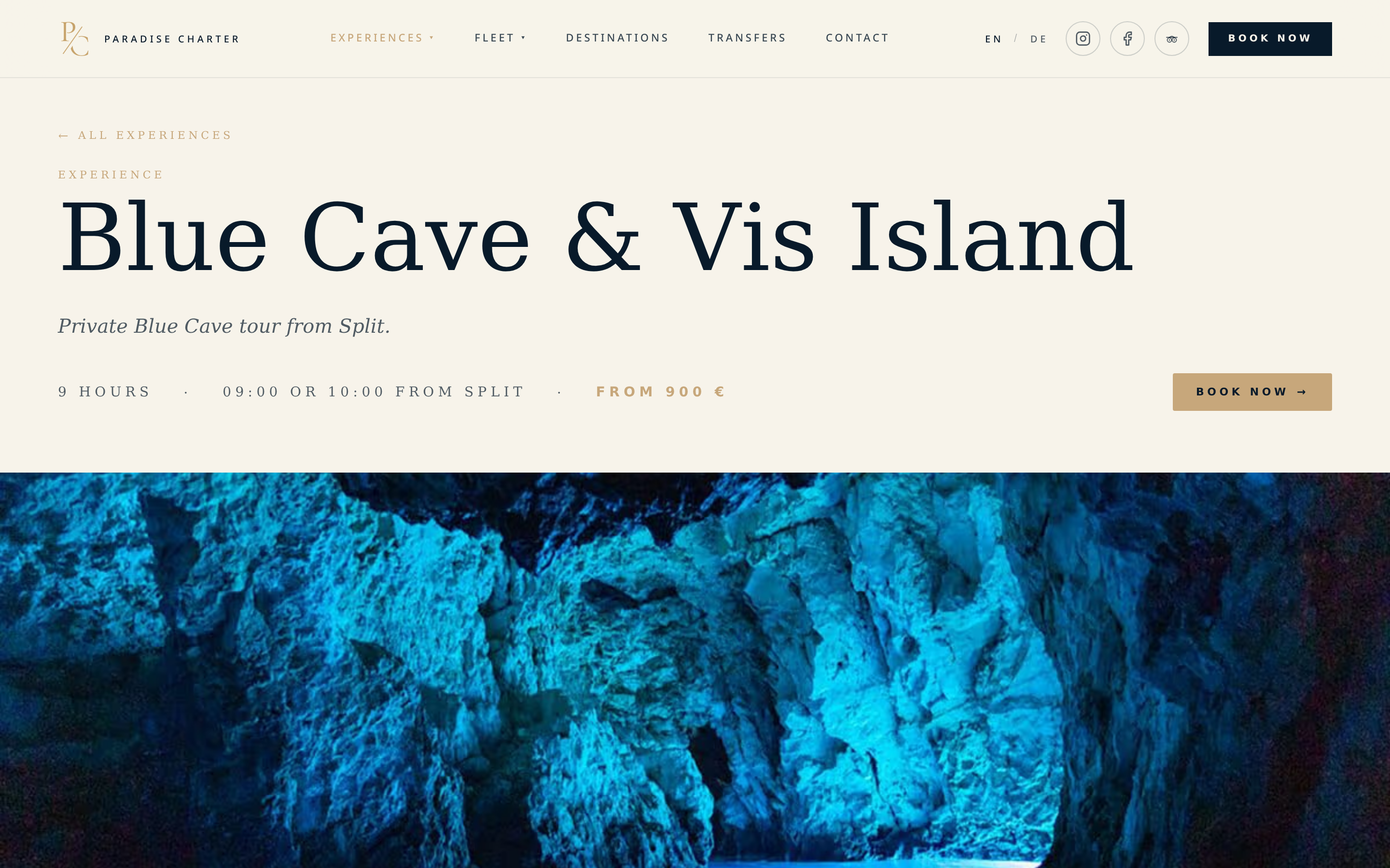 Paradise Charter: Blue Cave & Vis Island iskustvo