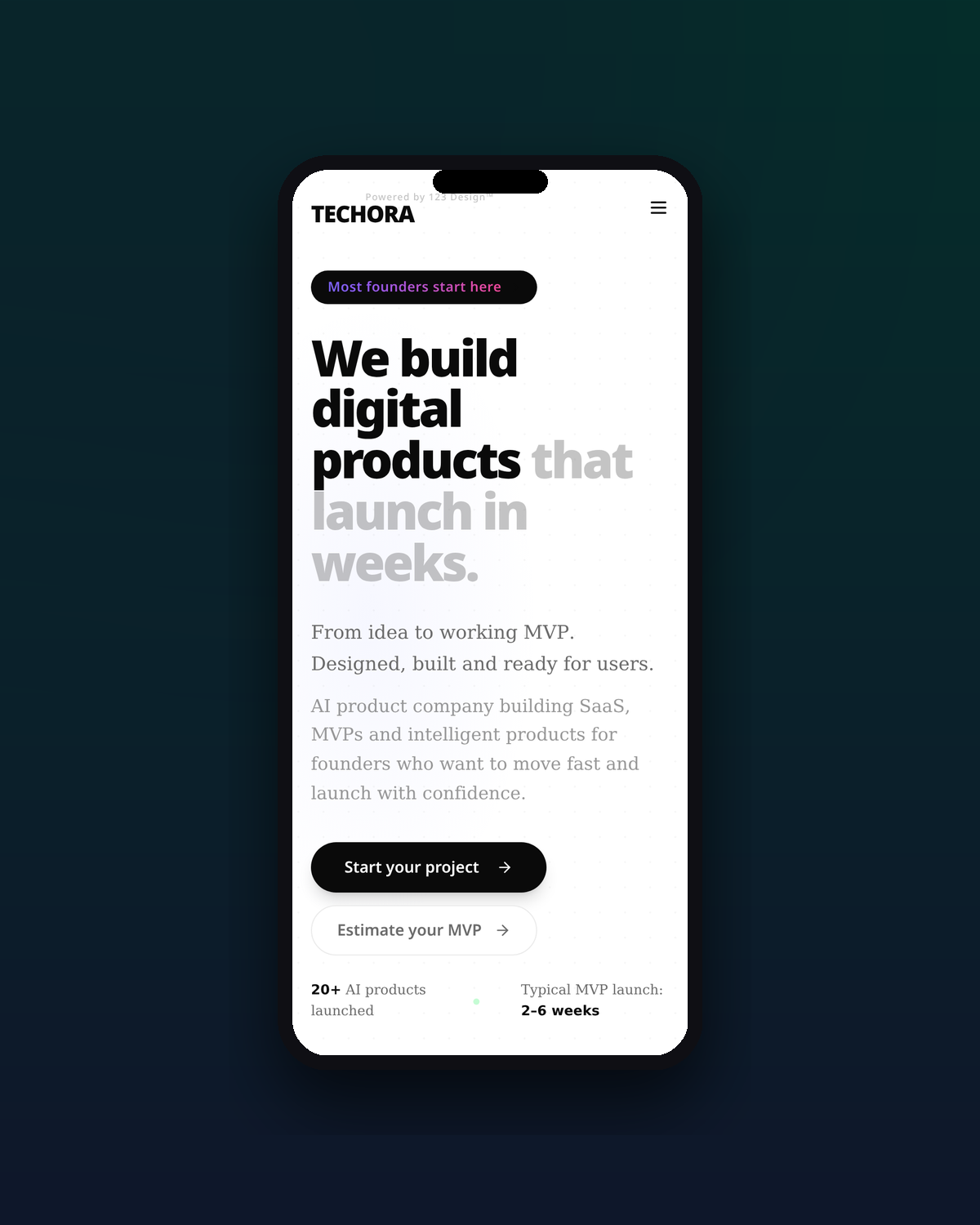 Techora AI mobilna verzija