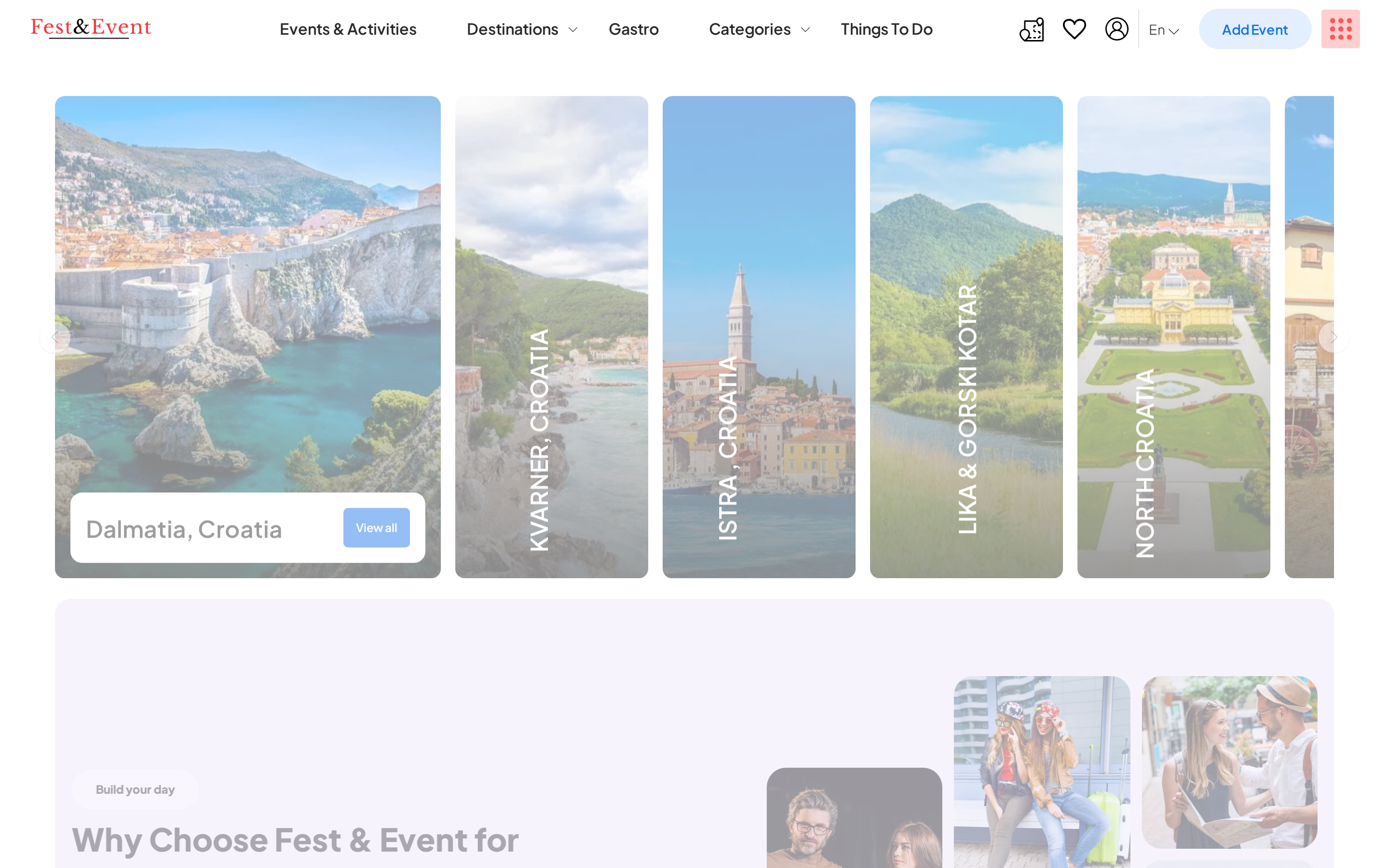 Fest and Event: sadržaj platforme