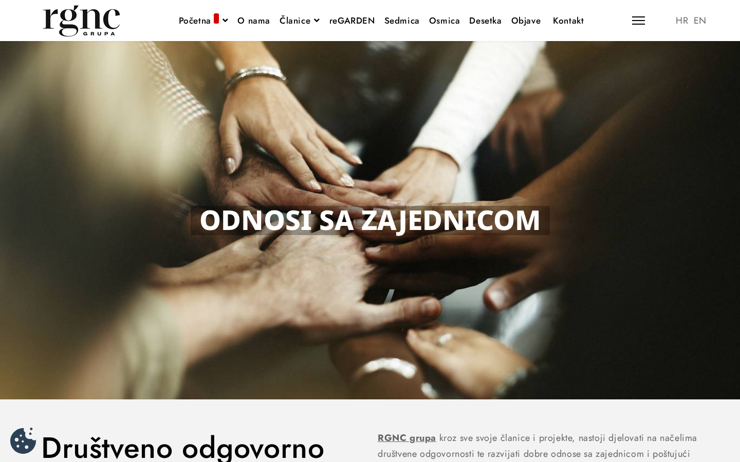 RGNC Grupa: naslovna